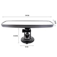 thumbnail image 2 of Espejo Retrovisor Interior Universal Negro Para Coche Y Camión Con Espejo Retrovisor Con Ventosa ANGGREK Otros Vehículos, 2 of 8