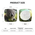 thumbnail image 6 of Lsque Daisy Koala Printed Square Couch Cushion Covers, Floral Sofa Cushion Covers Replacement, Stretch Couch Covers for Couch-16.9in, 6 of 9