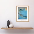 thumbnail image 2 of Hakozaki, Umi no Nakamichi Chikuzen Province Utagawa Hiroshige Japanese Woodblock Titled Work Framed Wall Art Picture Print 12x16 inch, 2 of 5