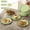 🔥 Green_New, variant on Sentmoon 10-Pack Household Fruit and Snack Plates Sectioned Serving Dishes for Dry Fruits Nuts Appetizers Lightweight Durable Party Tableware Reusable Catering Snack Dish Set for Home Events