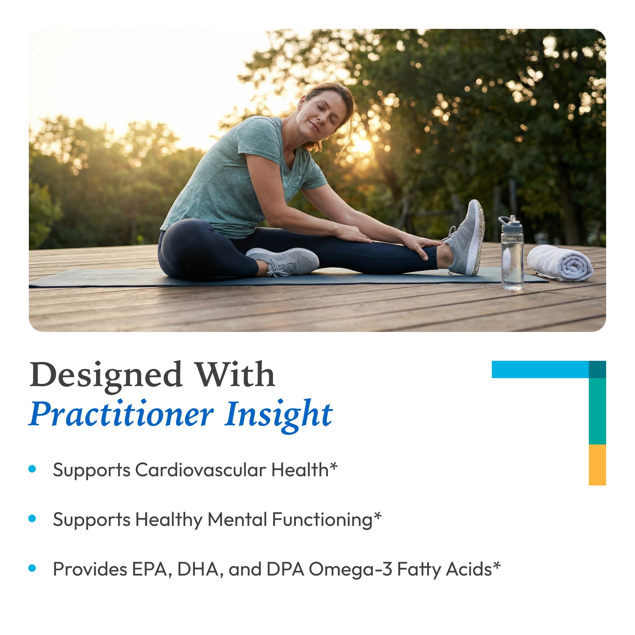 XYMOGEN Omega MonoPure 650 EC - Heart & Brain Support - DHA & EPA Omega-3 Fish Oil - Monoglyceride High Absorption Softgels - Enteric Coated - 120 Softgels