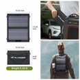 thumbnail image 4 of OPAL- 5V10W Portable Usb Solar Panel Folding For Power Bank Camping Phone Charger, 4 of 6