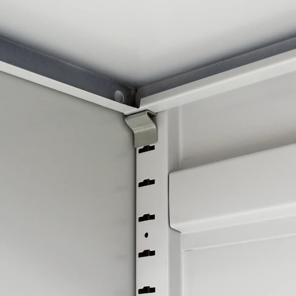 35.4"x15.7"x70.9" Office Cabinet with 2 Doors, Metal Storage Cabinet for Garage, Kitchen Pantry