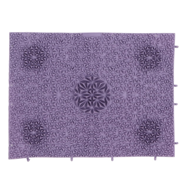 Acupressure Foot Massager, Foot Massage Mat Promote Blood Circulation Slip Resistant For Elderly For Home Purple