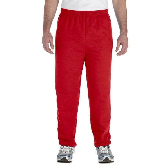 The Gildan Adult Heavy Blend 8 oz, 50/50 Sweatpants - RED - XL