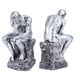 thumbnail image 5 of Escultura De Pensador, Estatuilla De Resina Hermosa Y Práctica Respetuosa Con El Medio Ambiente, Duradera Para El Hogar, Sala De Estar, Sala De Estudio, Oficina, Cafetería Cergrey Plata, 5 of 8