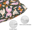 thumbnail image 3 of Balery Roosters and Chicks Funda de Cojín Estampada, Regalos para Mujeres, Regalos de Amor para Ella, Regalos para Novia o Esposa, Funda de Almohada-16"x24", 3 of 6