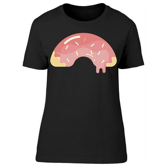 A Melted Donut T-Shirt Women -Image by Shutterstock Women T-Shirt, Female Medium