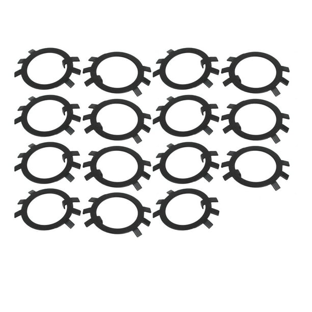 15pcs M33 Carbon Steel External Lock Tab Spindle Washer for Round