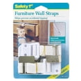 thumbnail image 1 of Safety 1st Dorel Juvénile 2 Unités Sangles Murales Blanches pour Meubles, 1 of 1
