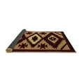 thumbnail image 2 of Ahgly Company Indoor Rectangle Abstract Brown Modern Area Rugs, 4' x 6', 2 of 4