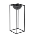 thumbnail image 6 of DecMode 20", 24", 28" Black Metal Modern Planter, 3 - Pieces, 6 of 9