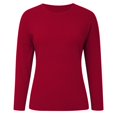 thumbnail image 4 of VBARHMQRT Fall Sweaters for Women Women's Half Turtle Style Sweater Stand Wool Bottoming Sweater, 4 of 6