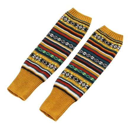 

wofedyo Socks for Women Women Retro Ethnic Style Casual Autumn And Winter Color Knitted Color Matching Socks Wool Socks for WomenH