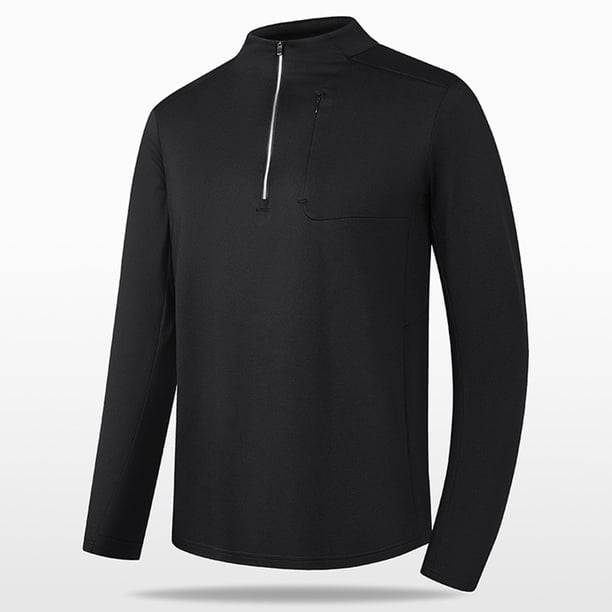 pstuiky camisas de manga larga para hombre, Camiseta informal de cuello redondo para hombre, camiseta deportiva informal falsa, camiseta de cuello redondo de manga larga m