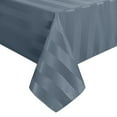 thumbnail image 7 of DWCN Striped Rectangle Tablecloth Waterproof - Spillproof, Stain Resistant Washable Polyester Fabric Jacquard Oblong Table Cloth for Party, Dining Room and Outdoor Picnic, Grey, 60 x 84 Inch, 7 of 7