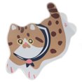 thumbnail image 5 of Home Carpet Comfortable Cat Pattern Area Rug Large Size Home Decoration for Room Office Civet Cat 50x80cm / 19.69x31.5in, 5 of 5