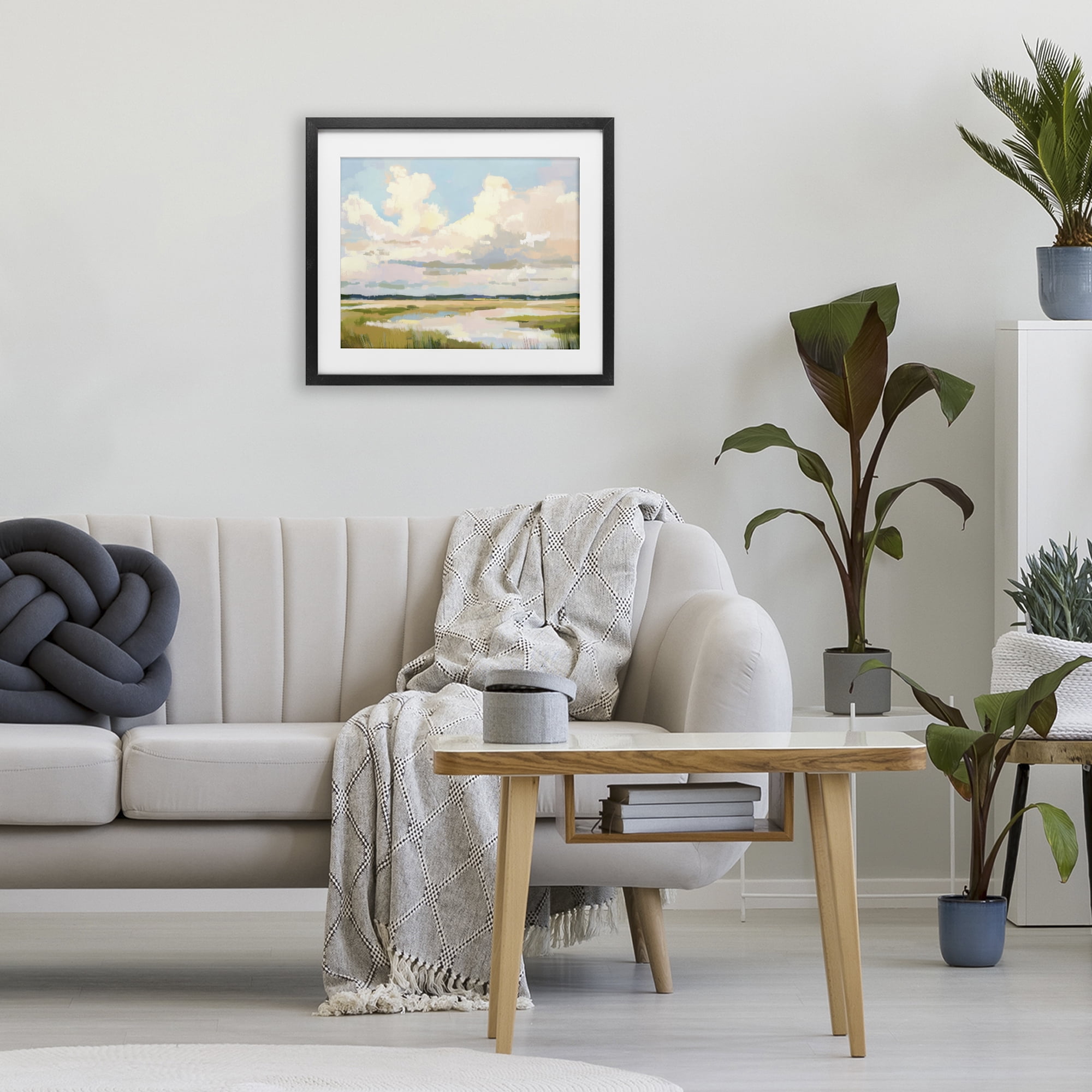 Stupell Industries Lowcountry Marsh at Dawn Black Framed Print Under Glass, design by LSR Design Studio