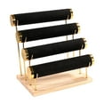 thumbnail image 2 of fenteer 4 Tiers Bracelet Holder Bangle Display Stand for Bedroom Countertop Business black, 2 of 5