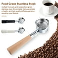 YEAUEME 51MM Stainless Steel Bottomless Portafilter Coffee Handle with