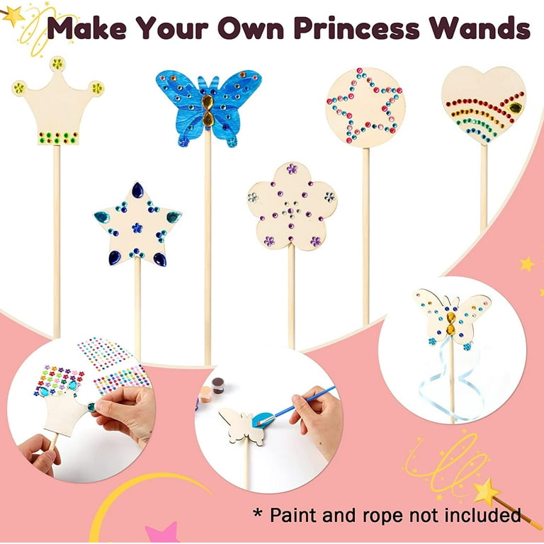 47 Pcs Princess Wand Kit, Kids Unisex, Size: One Size