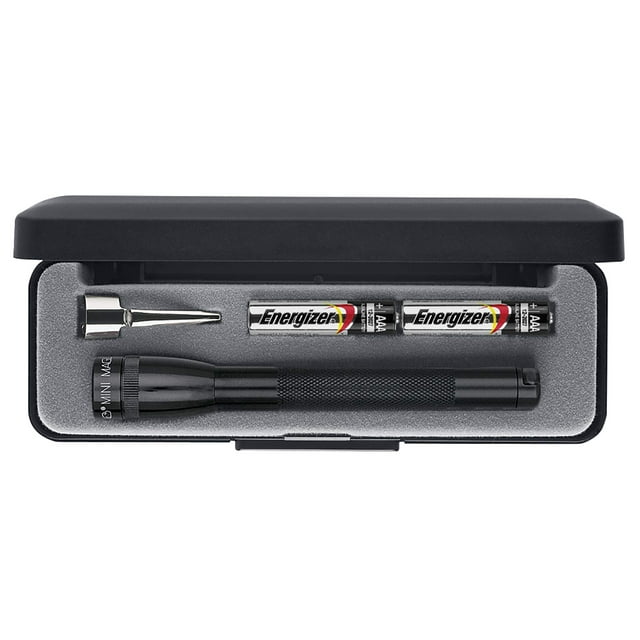 Linterna MagLite Mini incandescente de 2 celdas AAA negra