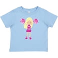 thumbnail image 3 of Inktastic Cheerleaders, Girl With Blonde Hair, Pink Uniform Girls Baby T-Shirt, 3 of 5