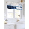 thumbnail image 3 of Valances for Windows Abstract Paint Texture Rod Pocket Cafe Window Treatments Valance Curtains for Kitchen Bathroom Laundry Basement Windows 42"x12", 3 of 9