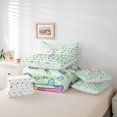 thumbnail image 6 of Manfei Sweet Unicorn Treats 7pcs Queen Bedding,Cartoon Initial L Bedding Comforter Set Queen,Light Green Multicolor,Polkadot Reversible, 6 of 8