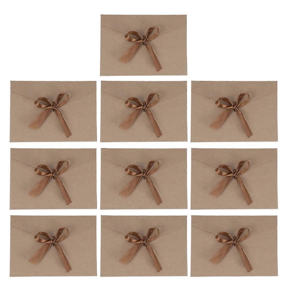 Invitation Envelopes For Bridal Shower And Anniversaries 17.5x12.5cm Elegant Design 10Pack