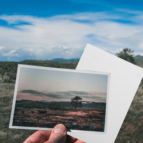 Raindrops White Photo Printing Paper for Replacement 100 Sheets High Glossy Quick Drying -Compatible