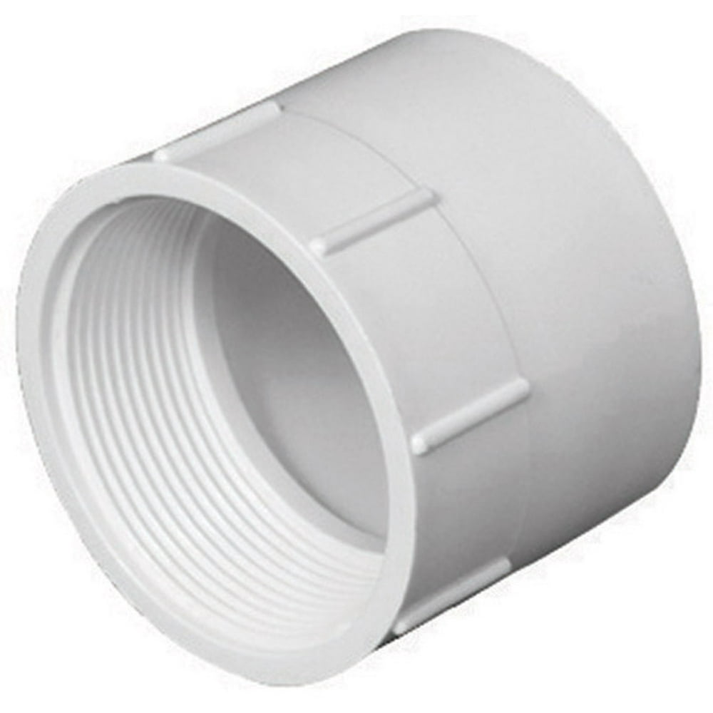 Charlotte Pipe Schedule 40 6 in. Hub x 6 in. Dia. FPT PVC Adapter