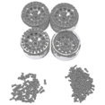thumbnail image 1 of Llanta de cubo de rueda Beadlock de metal de 4 piezas de 1,9 pulgadas para 1/10 Rc Crawler Ca, 1 of 5