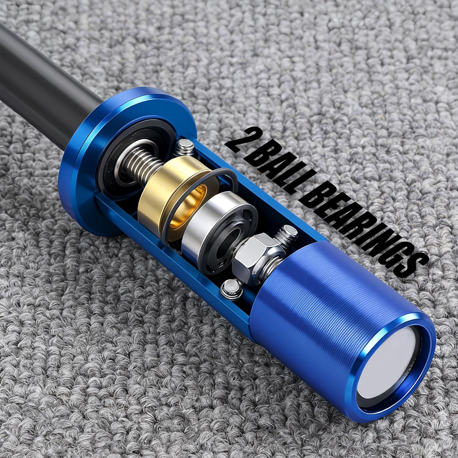 5 Lb  Light Weight Barbell Bar - 2 Inch Sleeve for Kids Teens Women Beginners Home Gym Fitness Training Compatible with  Plates
