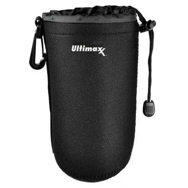 Ultimaxx Large Pouch Bag for DSLR Camera Lens for (Canon, Nikon, Pentax, Sony, Olympus, Panasonic)