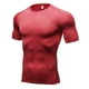 thumbnail image 3 of Camiseta deportiva para correr para niño, camiseta de manga corta para hombre, mallas para ejercicio en gimnasio, entrenamiento, capa Base de Fitness, ropa ajustada de secado rápido, 3 of 5