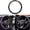 Purple, variant on Pink Black Carbon Fiber PU Leather Steering Wheel Cover, 15 Inch, Elastic Anti-Slip Car Interior Accessory Pink