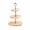 Beige, variant on Cinvoph Wooden 2 Tier Cupcake Stand with Handle Elegant Tiered Serving Tray, Multi-Use Dessert Holder for Cookie Candy Rustic Tea Break Decor for Weddings Holiday Gatherings, Brown