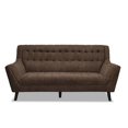 thumbnail image 1 of Topline Home Furnishings Brown High Back Sofa, 1 of 2