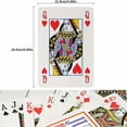 thumbnail image 2 of Jumbo Playing Cards Deck Extra Large Cards Playing Cards Family Playing Game Toy, 2 of 5