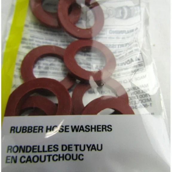 Rubber Hose Washer 5/8" Id 1"Od- 498414- 10188152-Pk Of 10