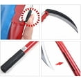thumbnail image 5 of Red 16" Folding Sickle Stainless Steel Crops Grass Lawn Weed Cutter Yardwork Tool, 5 of 13