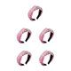 thumbnail image 3 of Diademas con estilo Sonducket diadema de perlas blancas 5Conjunto Rosado, 3 of 6