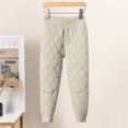 thumbnail image 2 of cfhntfmh Lounge Pants for Girls Boys Soft Cotton Thermal Elastic Waisted Quilted Pants Toddler Winter Warm Lined Clothes, 2 of 4