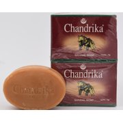 Chandrika Sandal Soap, Pack of 10: Vegan Friendly, Organic Bar Soap for Men and Women