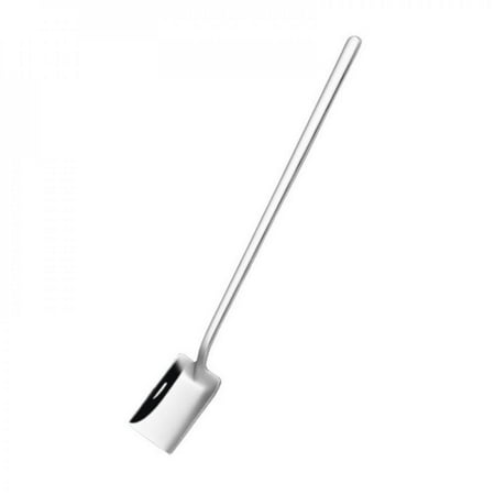 

CLEARANCE! Dinnerware Set Creative Retro Industrial Flat Tip Shovel Dessert Long Handle Stirring Ice Spoon Bar