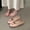 Pink A, variant on Round Toe Bowknot Comfortable Women's Casual & Dress Shoes Daily Wear Spring Summer Plus Size Office Work Black 9
