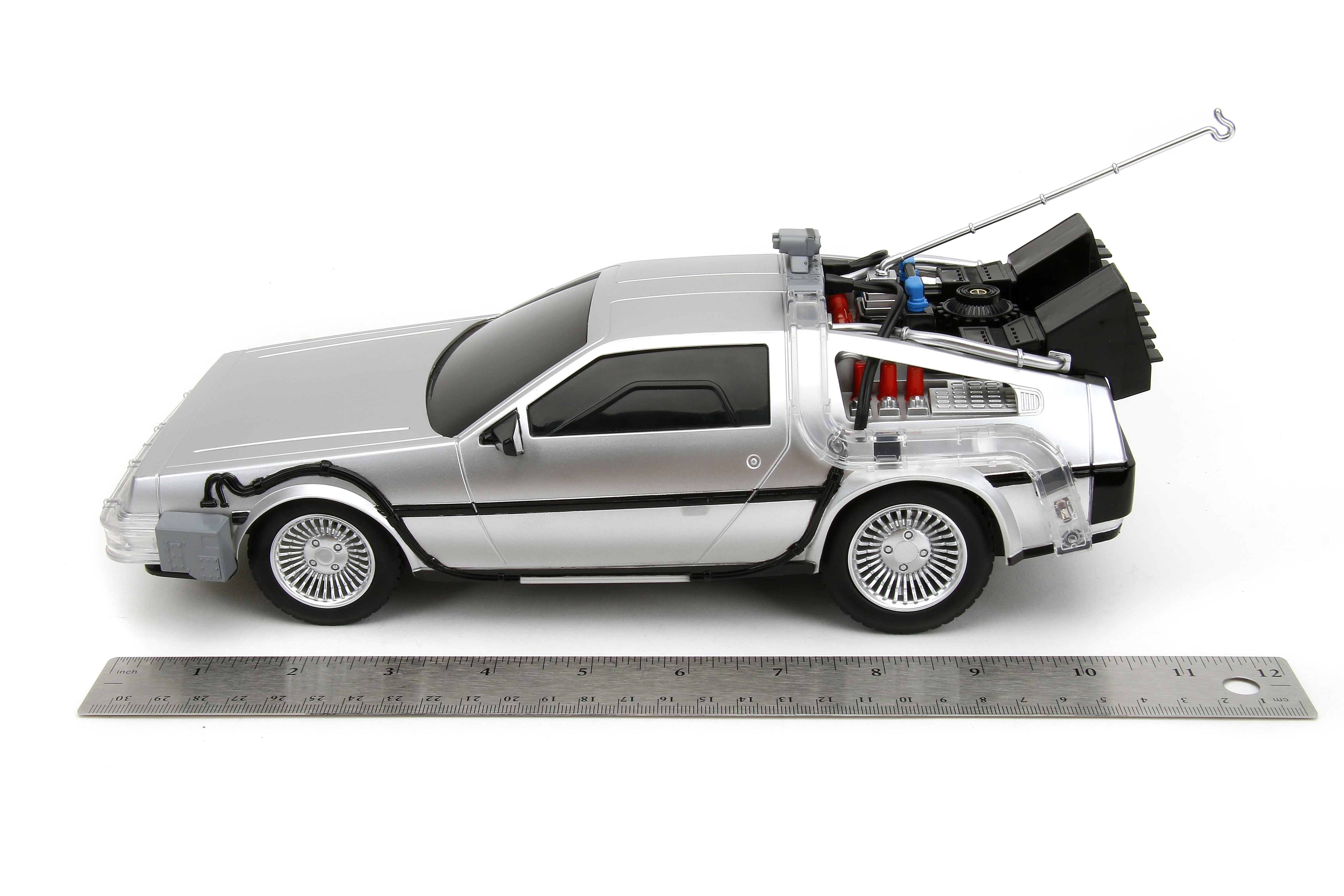 Back to The Future 1:16 Time Machine Lights up RC Radio Control Cars, Ages 6+