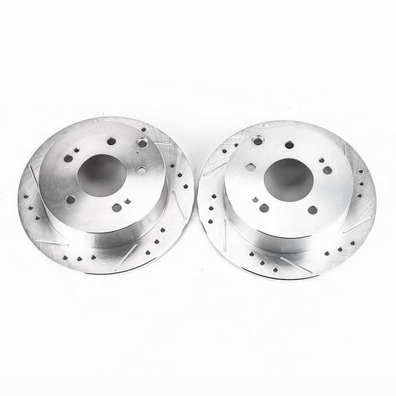 Power Stop JBR1130XPR Evolution Drilled & Slotted Rotors -Rear