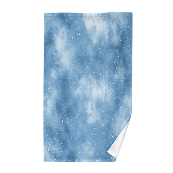 Pure Cotton Face Towel 16x28 Inches Hand Towel Bath Towel Hand Bath Towels Soft Good Water Absorption for Washing Face Wiping Face Dark Blue